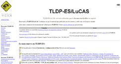 Desktop Screenshot of es.tldp.org