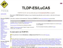 Tablet Screenshot of es.tldp.org